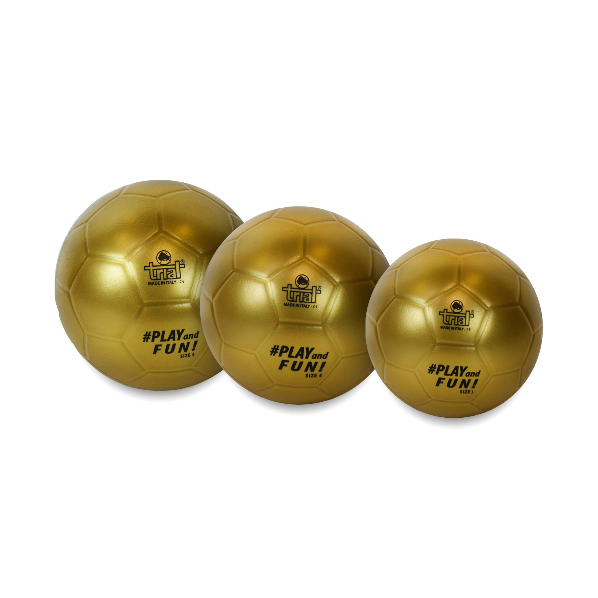 Trial Gold Line football, size 4