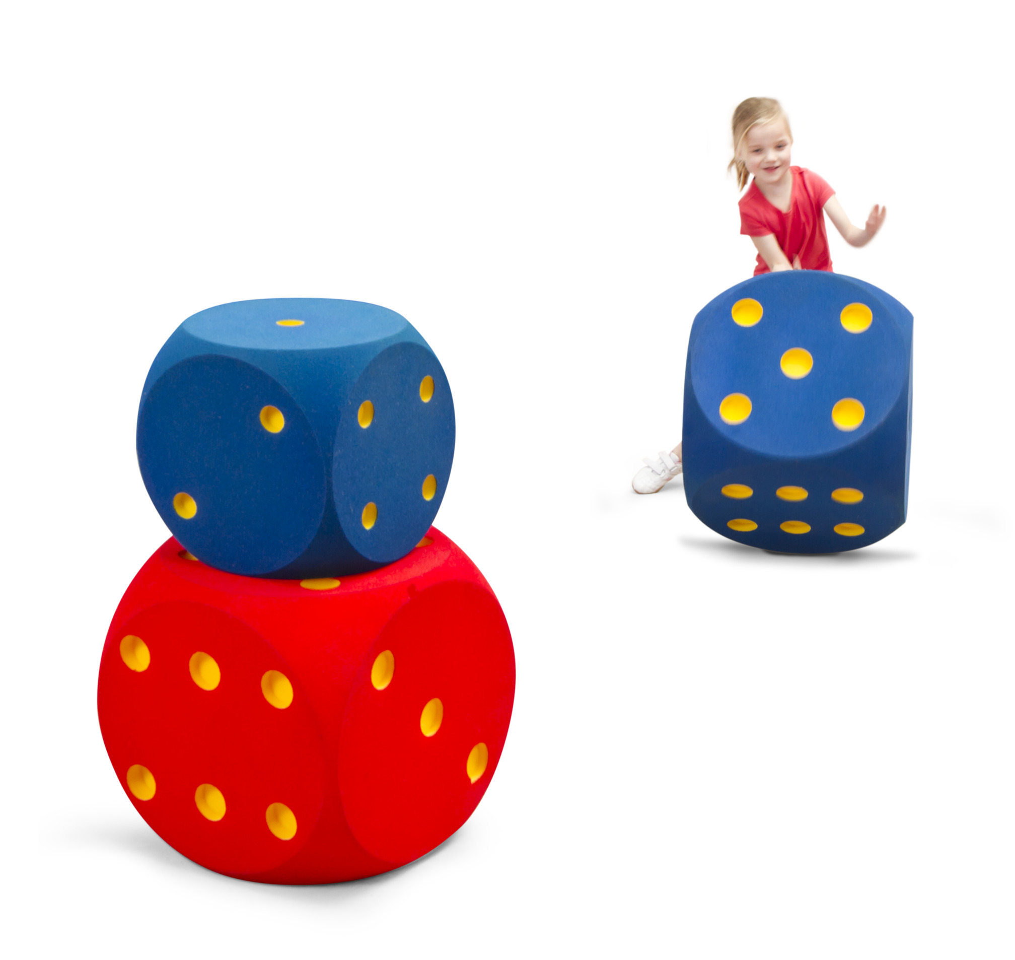 Dobbelsteen foam, 16 cm