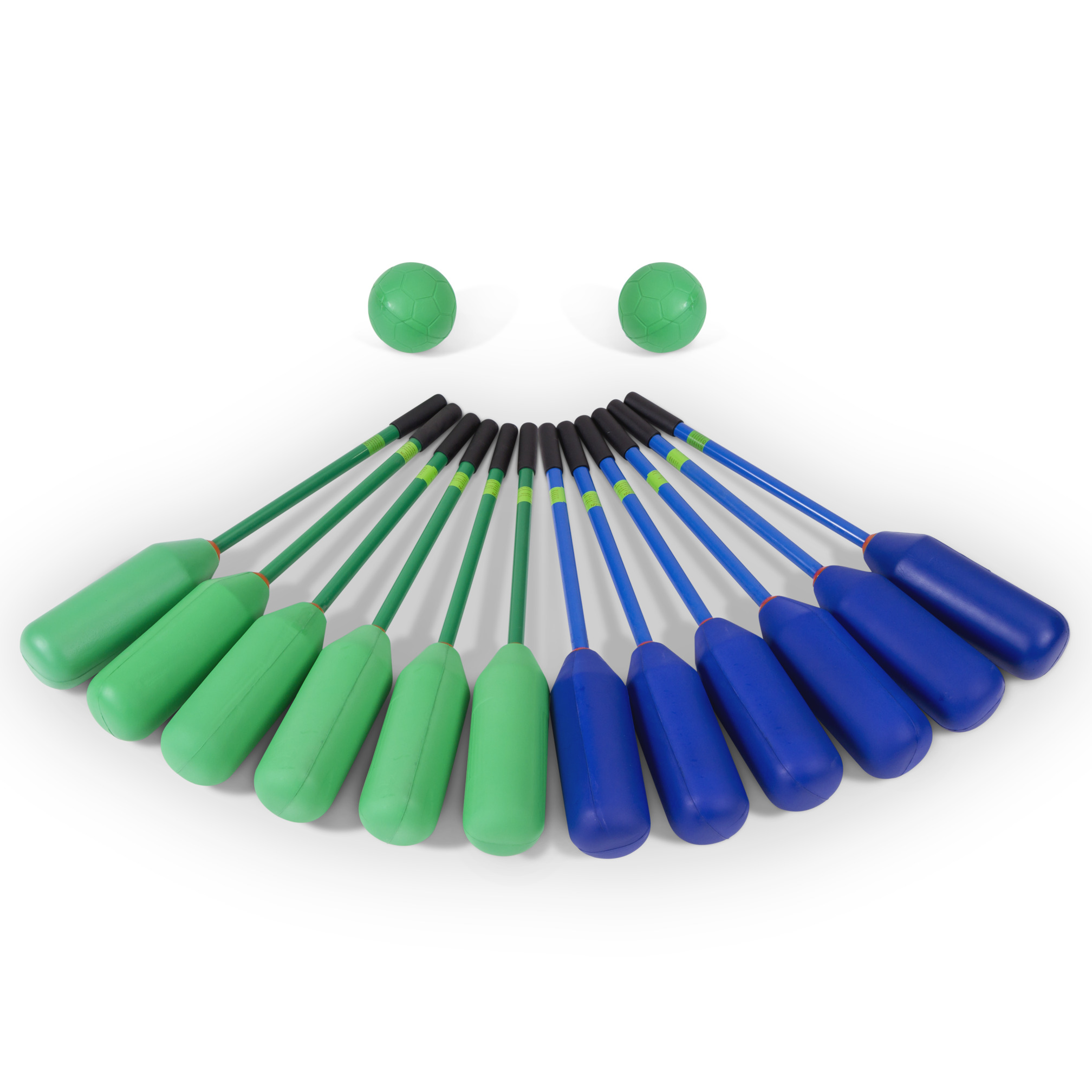 Ball bouncer set, 2x6 sticks and 2 foam balls