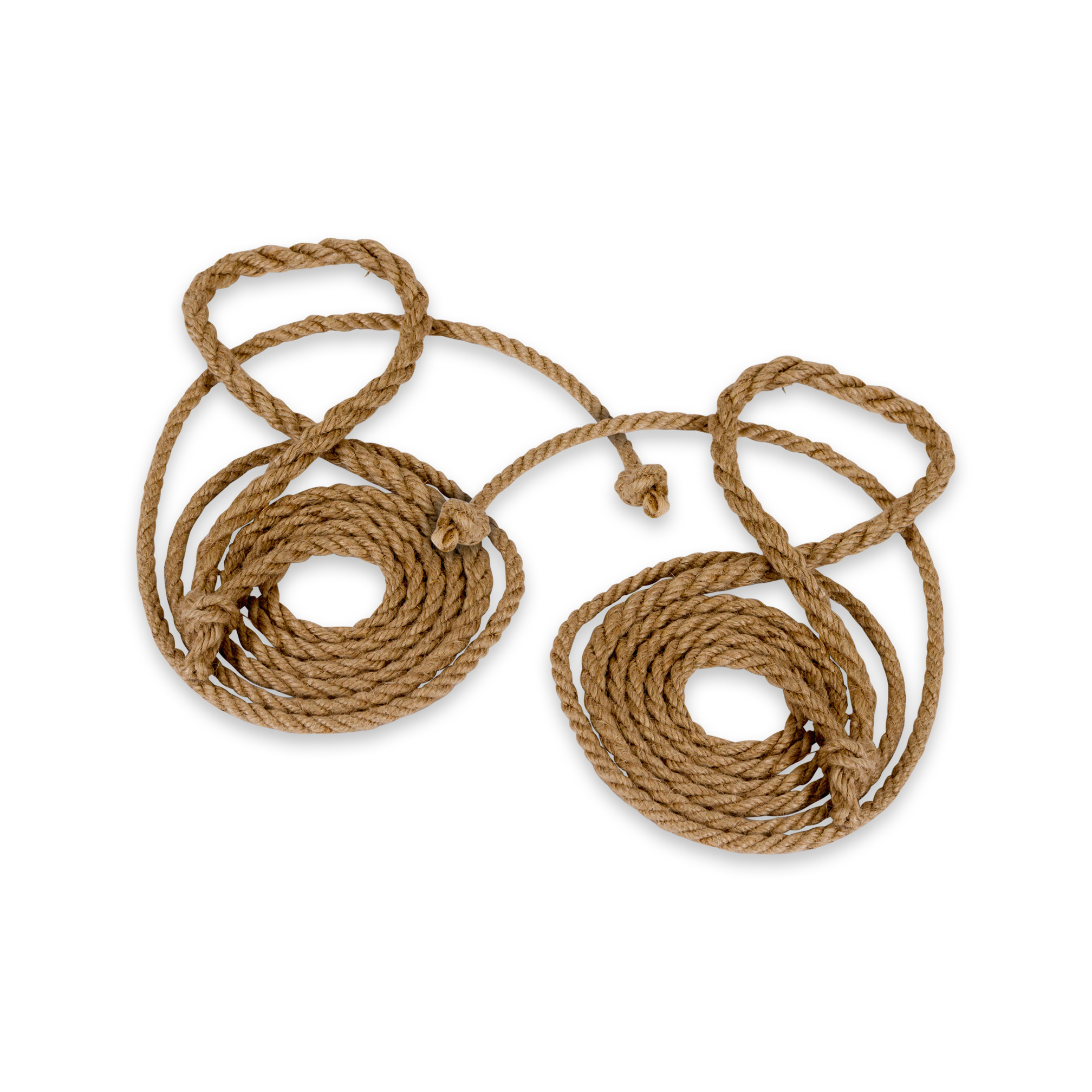 Hemp skipping rope, with spliced ends, 10 m