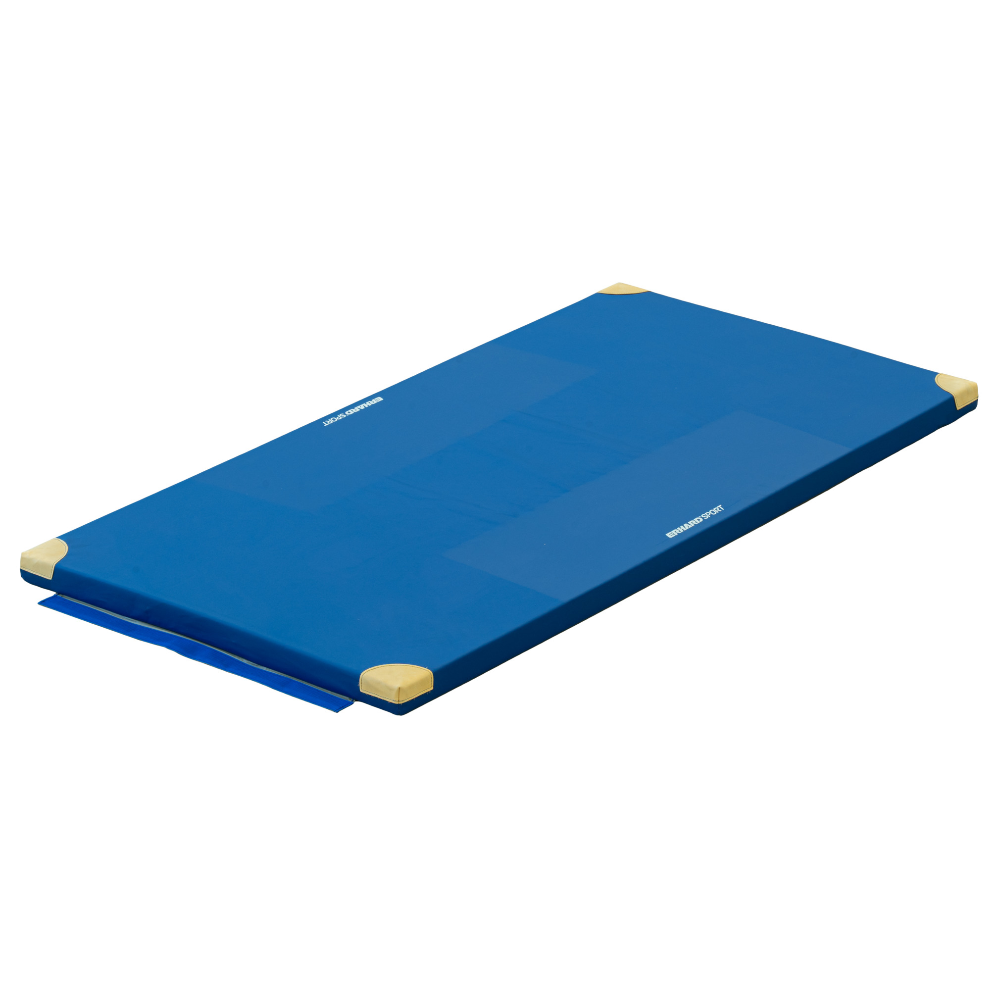 Erhard Sport Gymnastics Mat - 200x100x6 cm with Leather Corners
