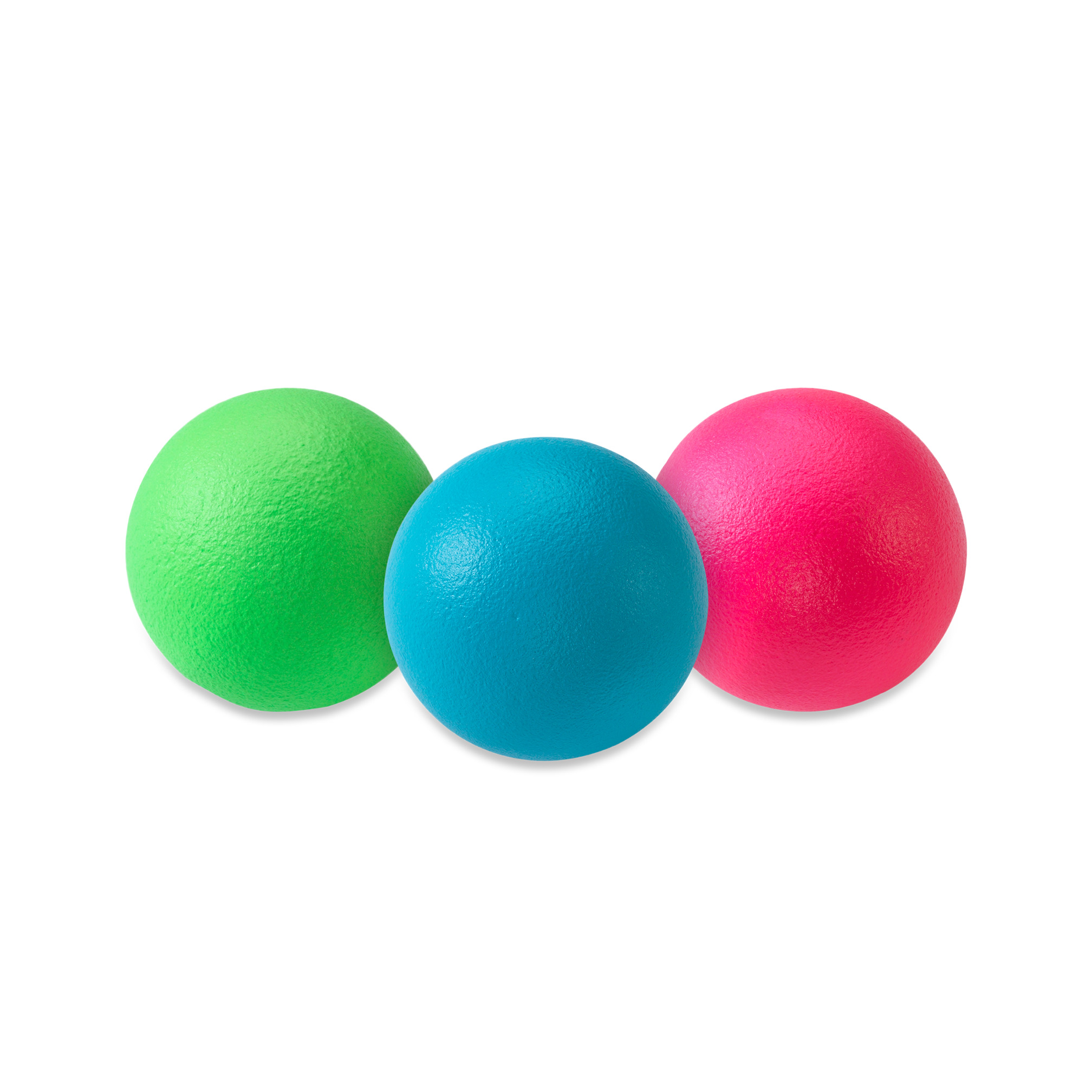 Neon foambal met huid, ø 21 cm, lime groen