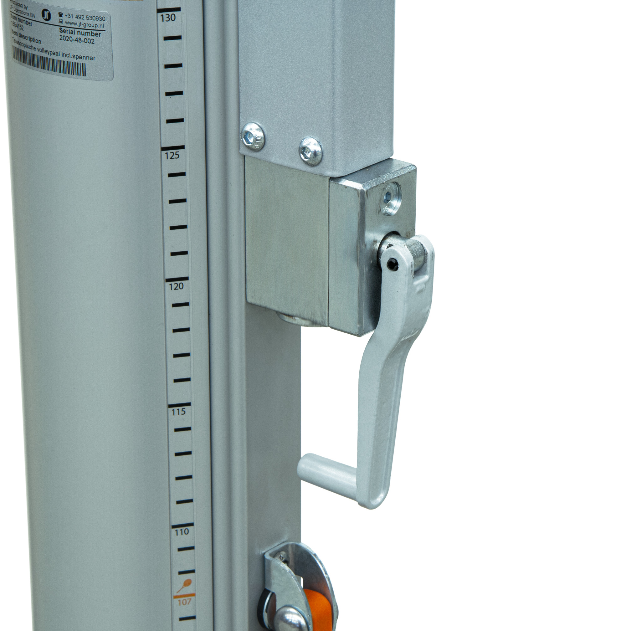 Telescopic Volleyball post with TCS quick-tension equipment Telescopic Volleyball post with TCS quick-tension equipment