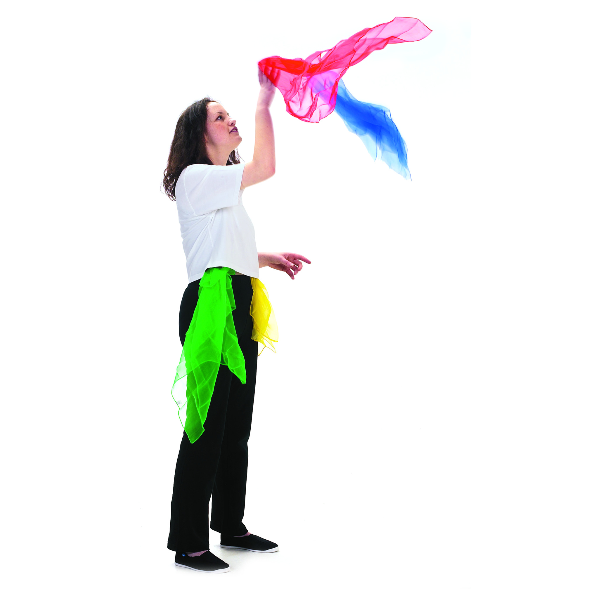 Juggling scarves
