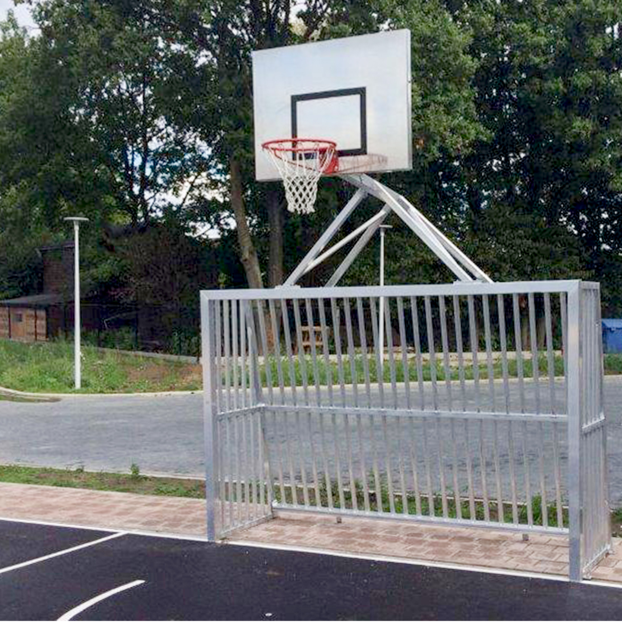 Outdoor combidoel basket/handbal/voetbal