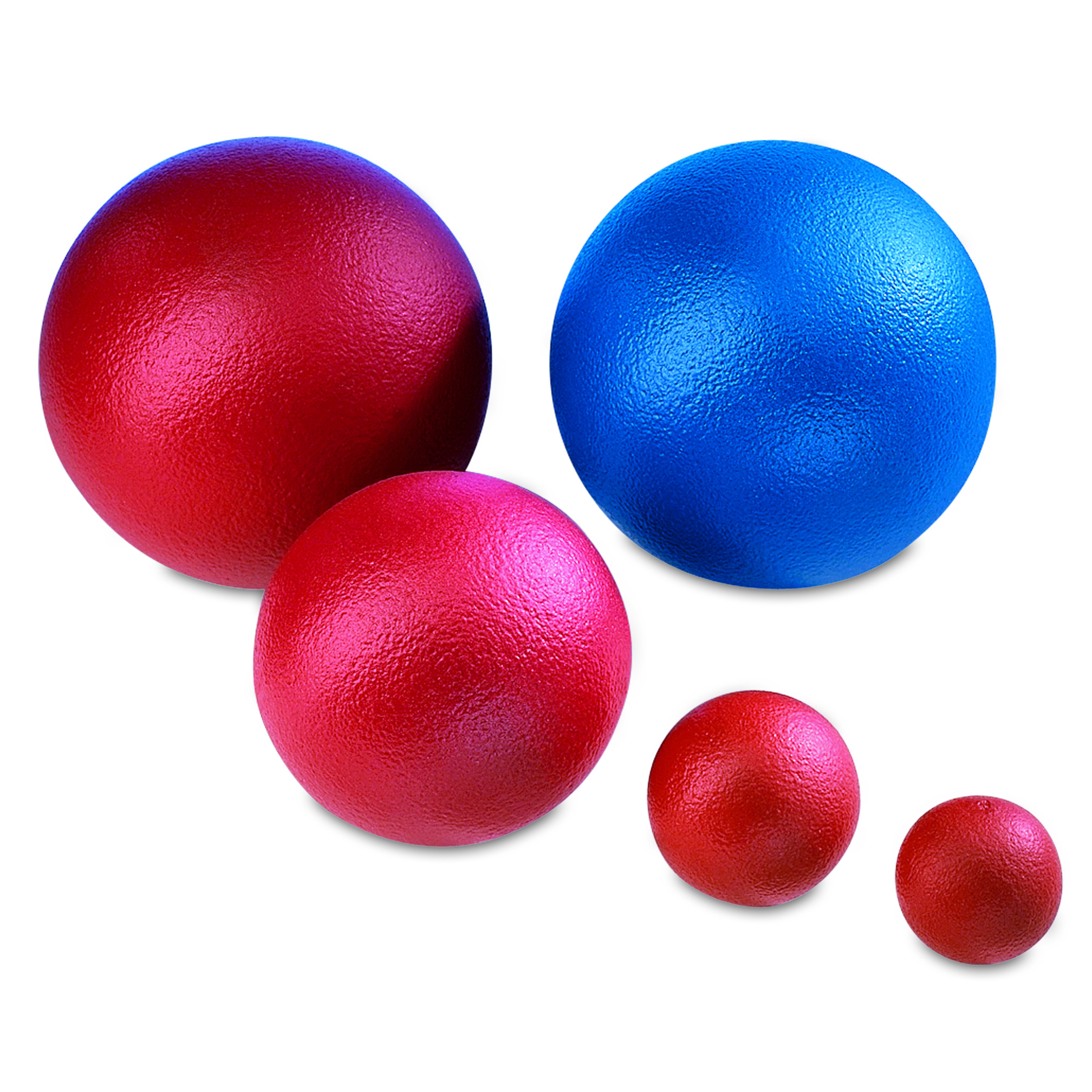 Foambal met huid, 21 cm, rood