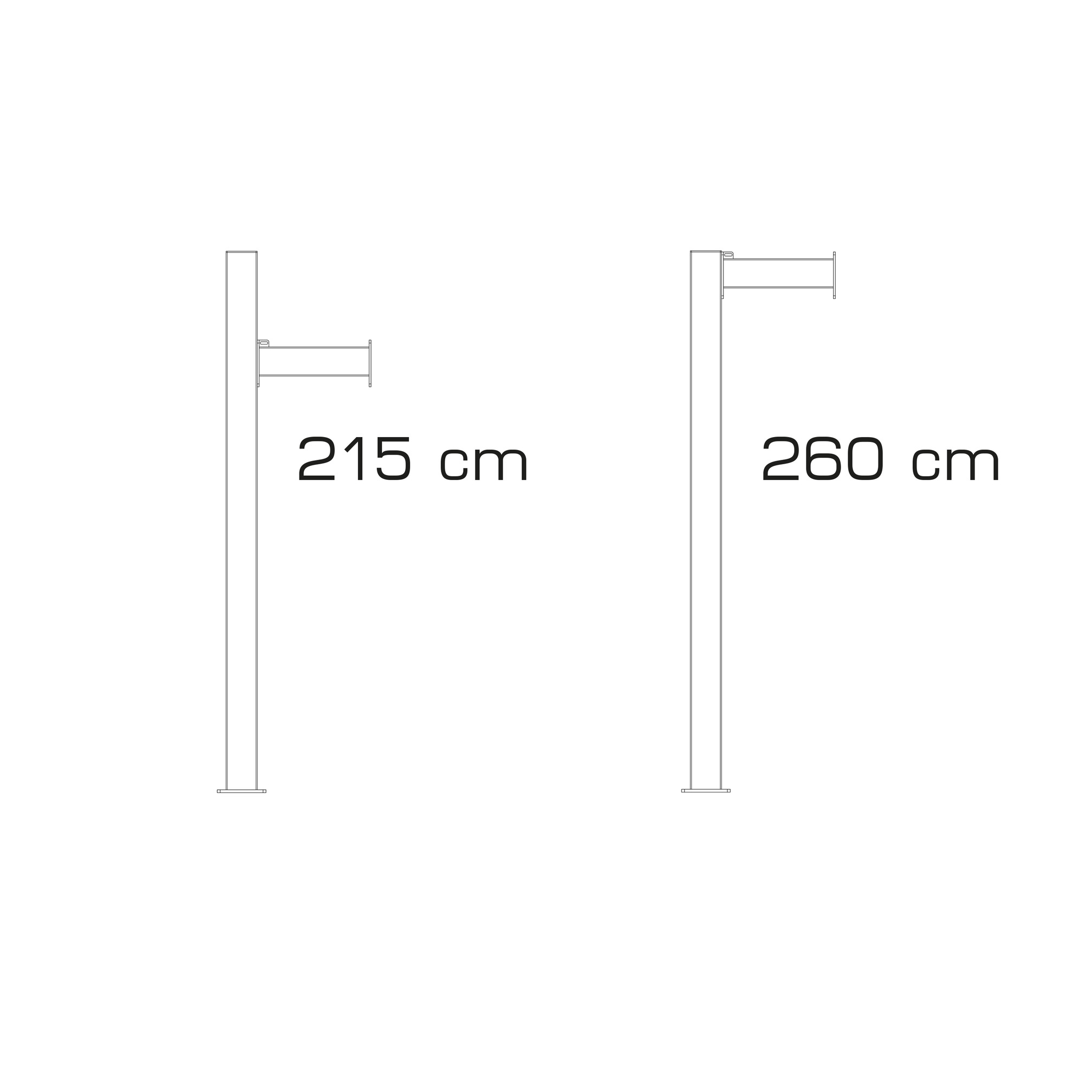 Street/School Slammer Ausladung 60 cm