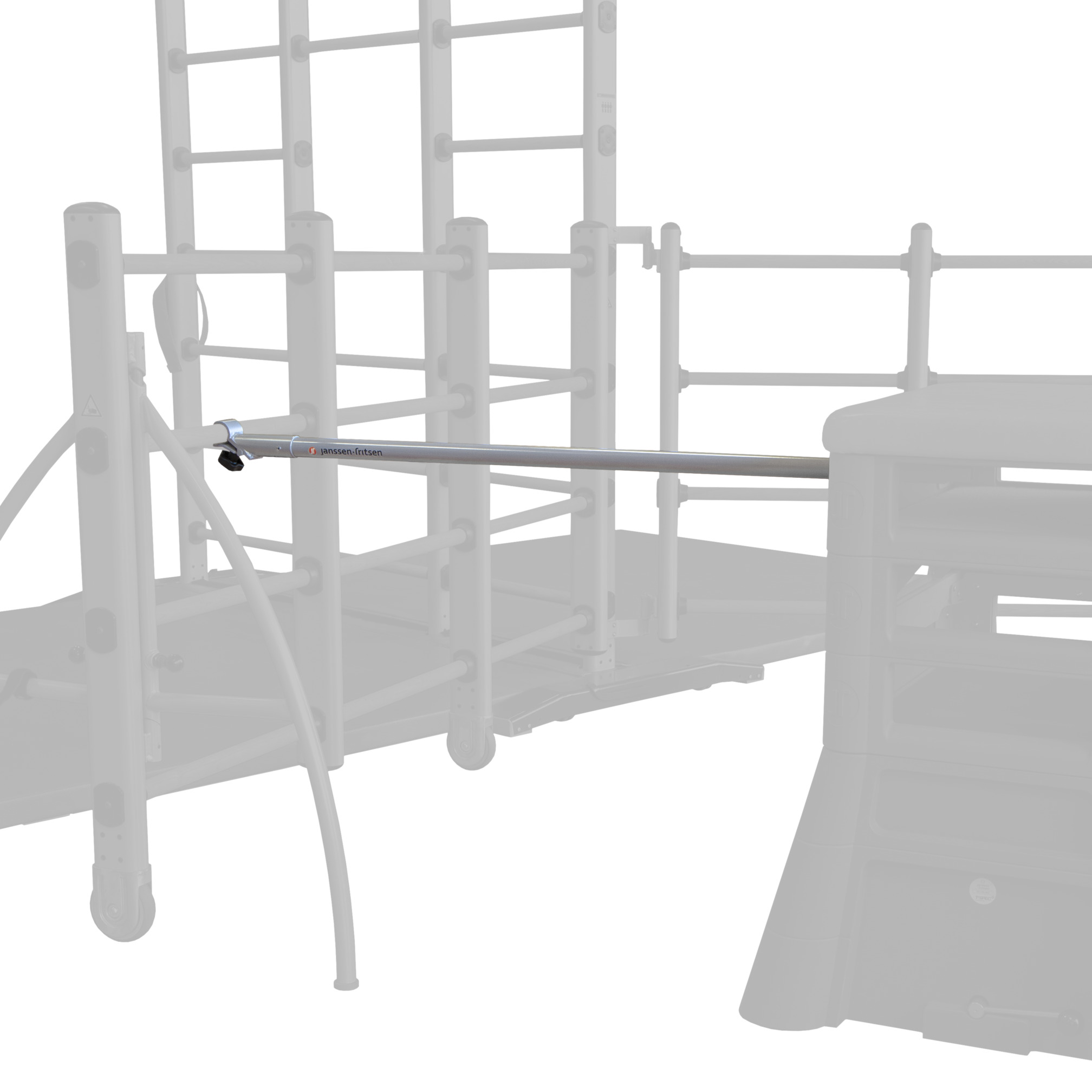 Duikelstang metaal, insteek-klem