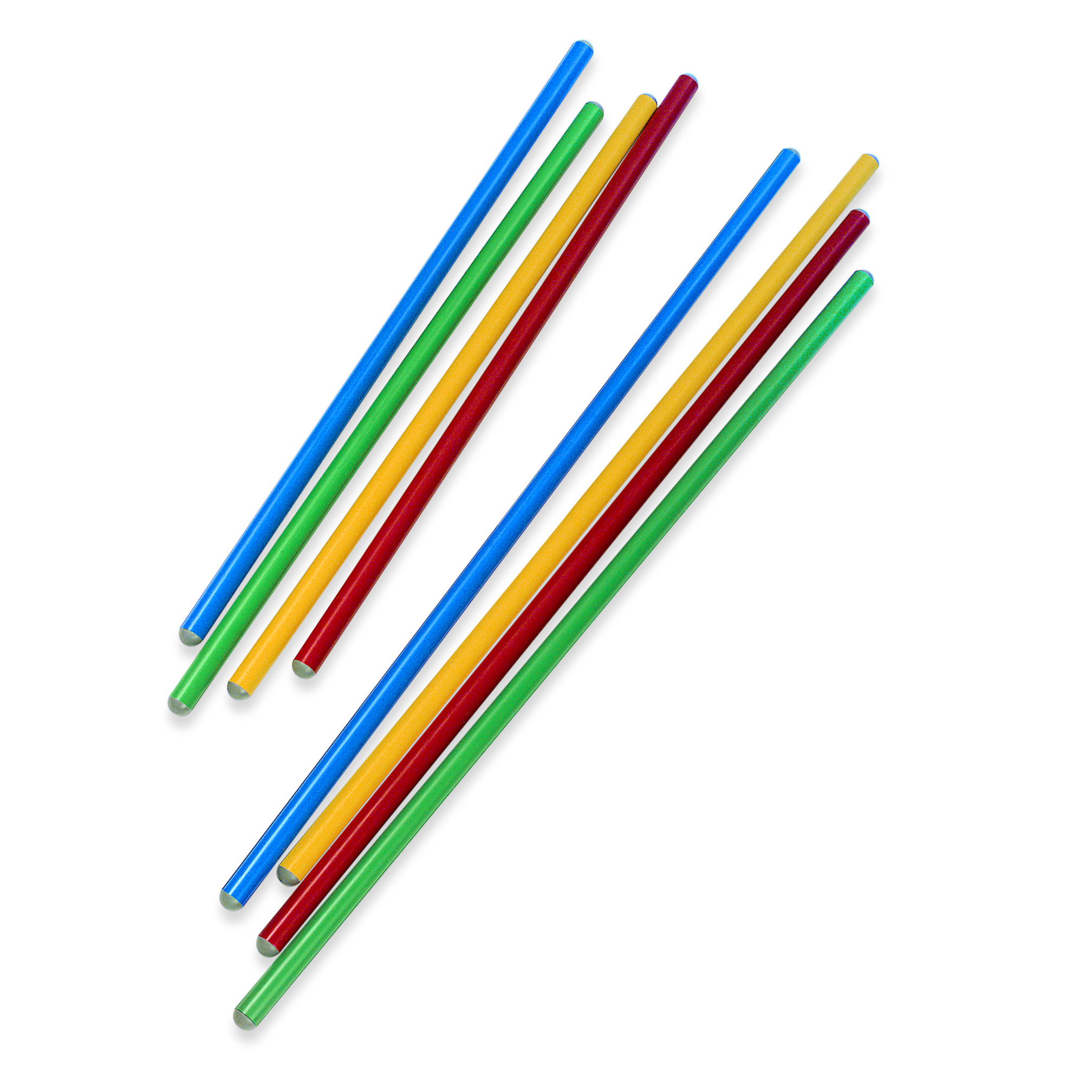 Exercise stick PVC, 100 cm, red