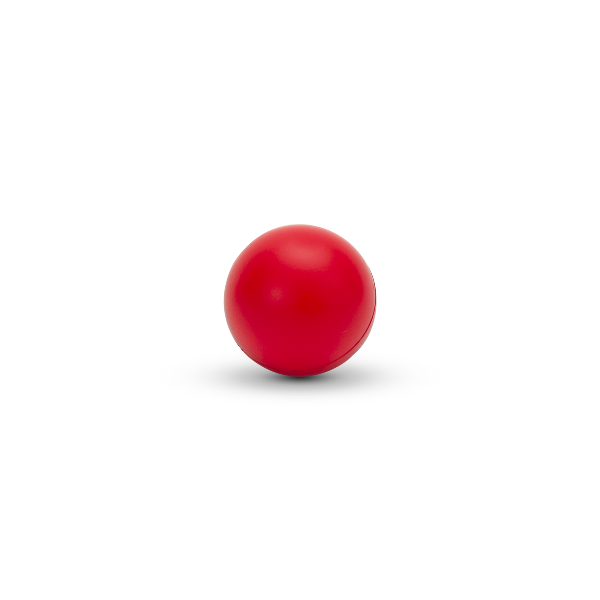 Foam ball with smooth skin, ø 9 cm, red