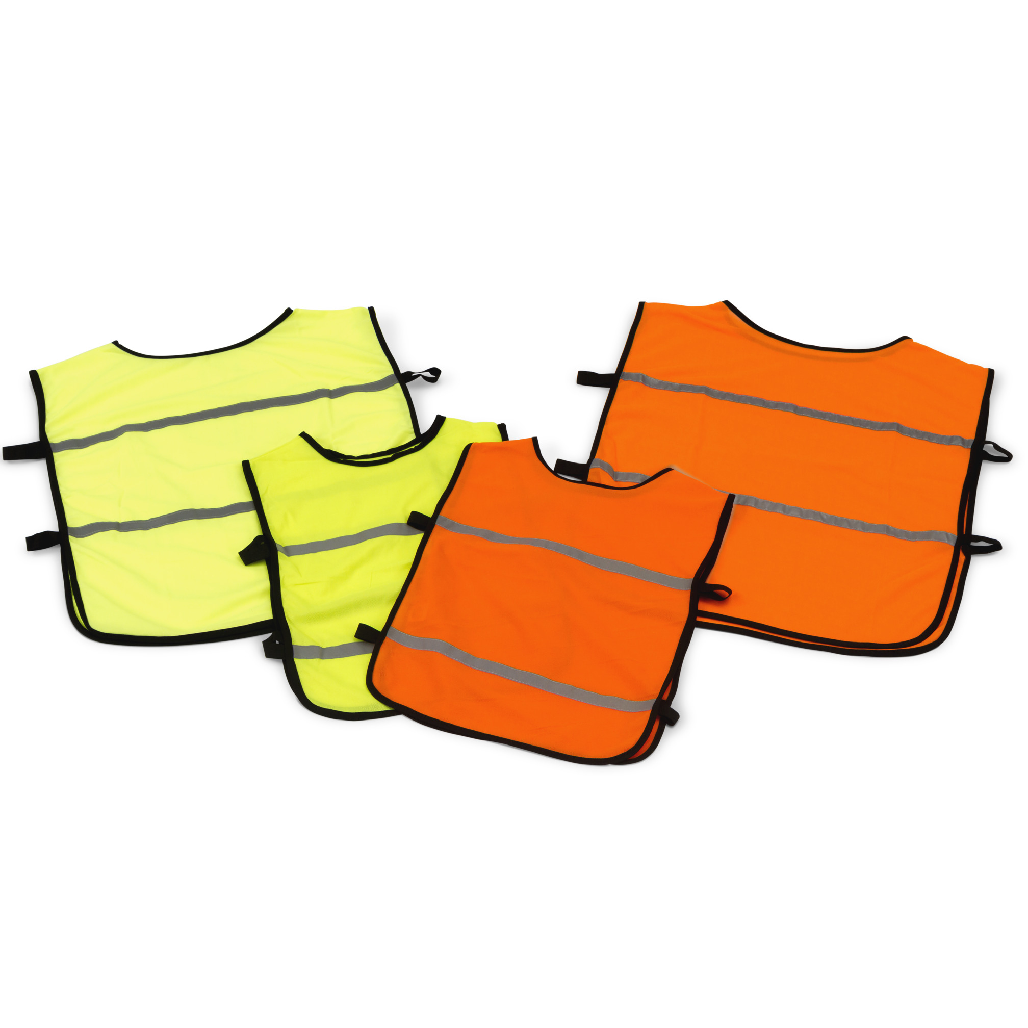Partijvest reflecterend junior, geel