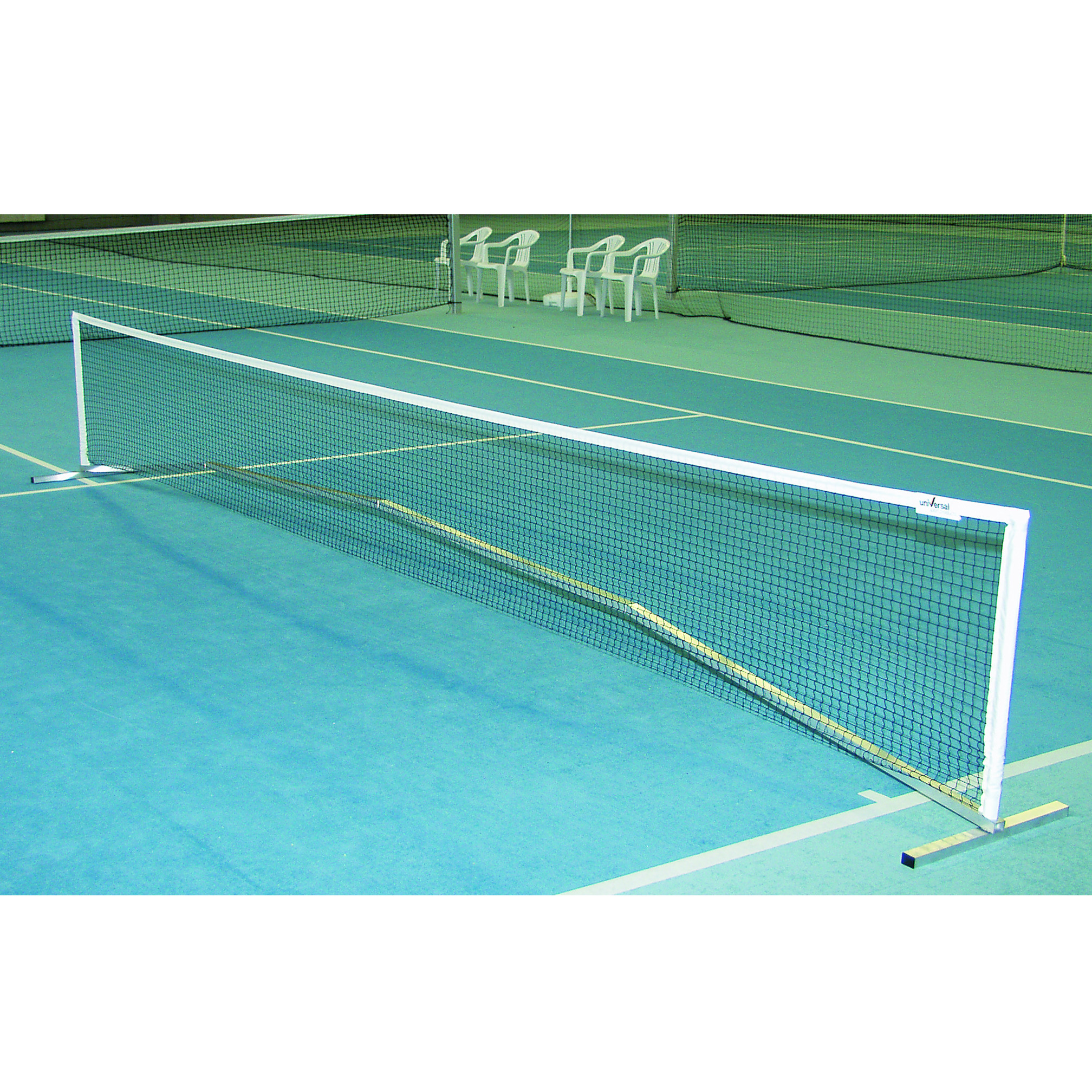 Mobile mini tennis set-up