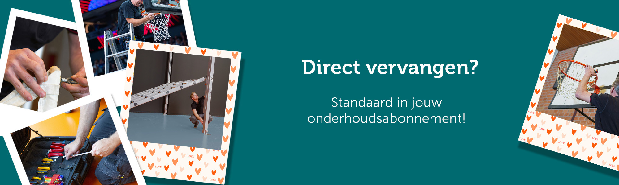 Direct vervangen? Standaard in jouw onderhoudsabonnement!