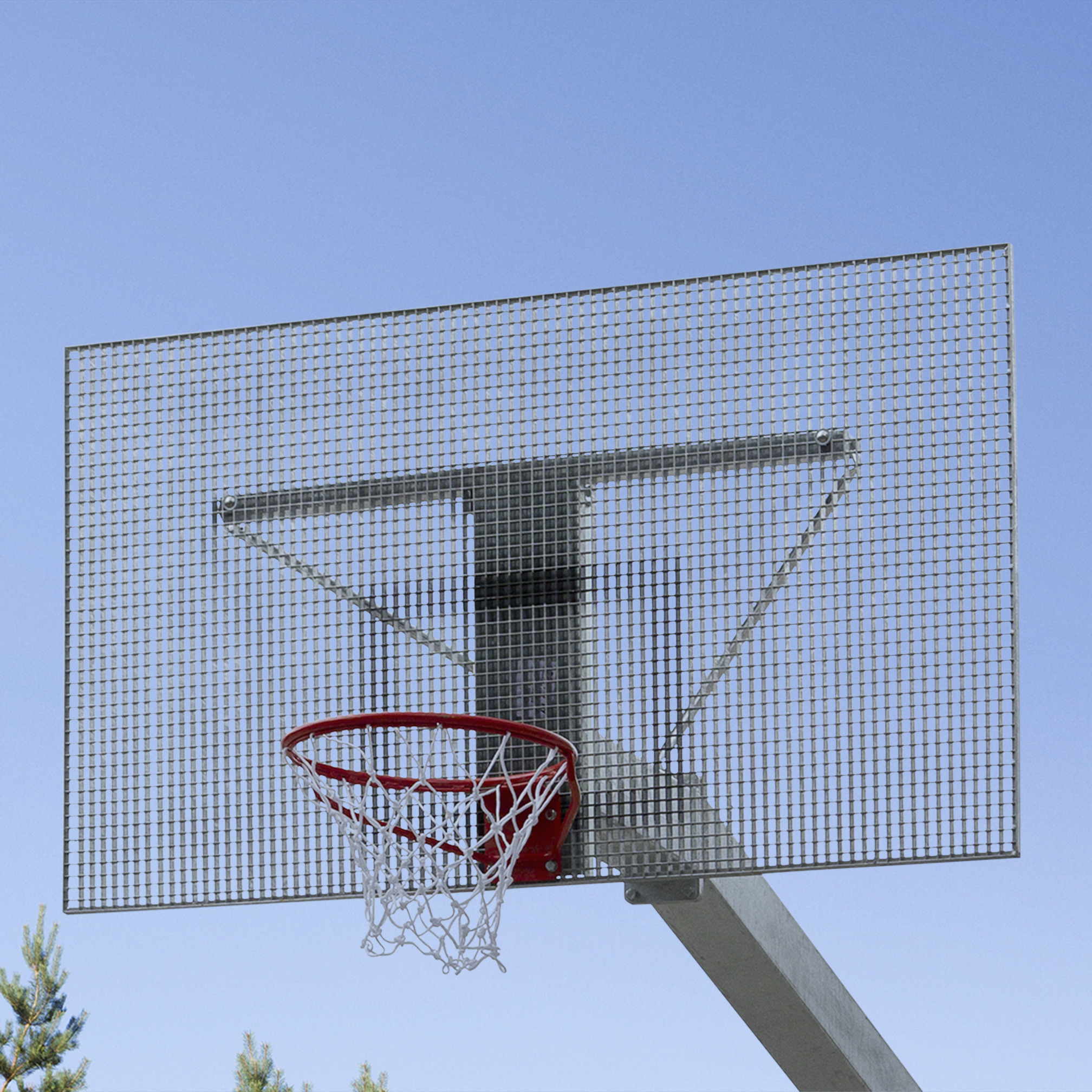 Tablero de Baloncesto de Acero – 180x105 cm - Antivandálico