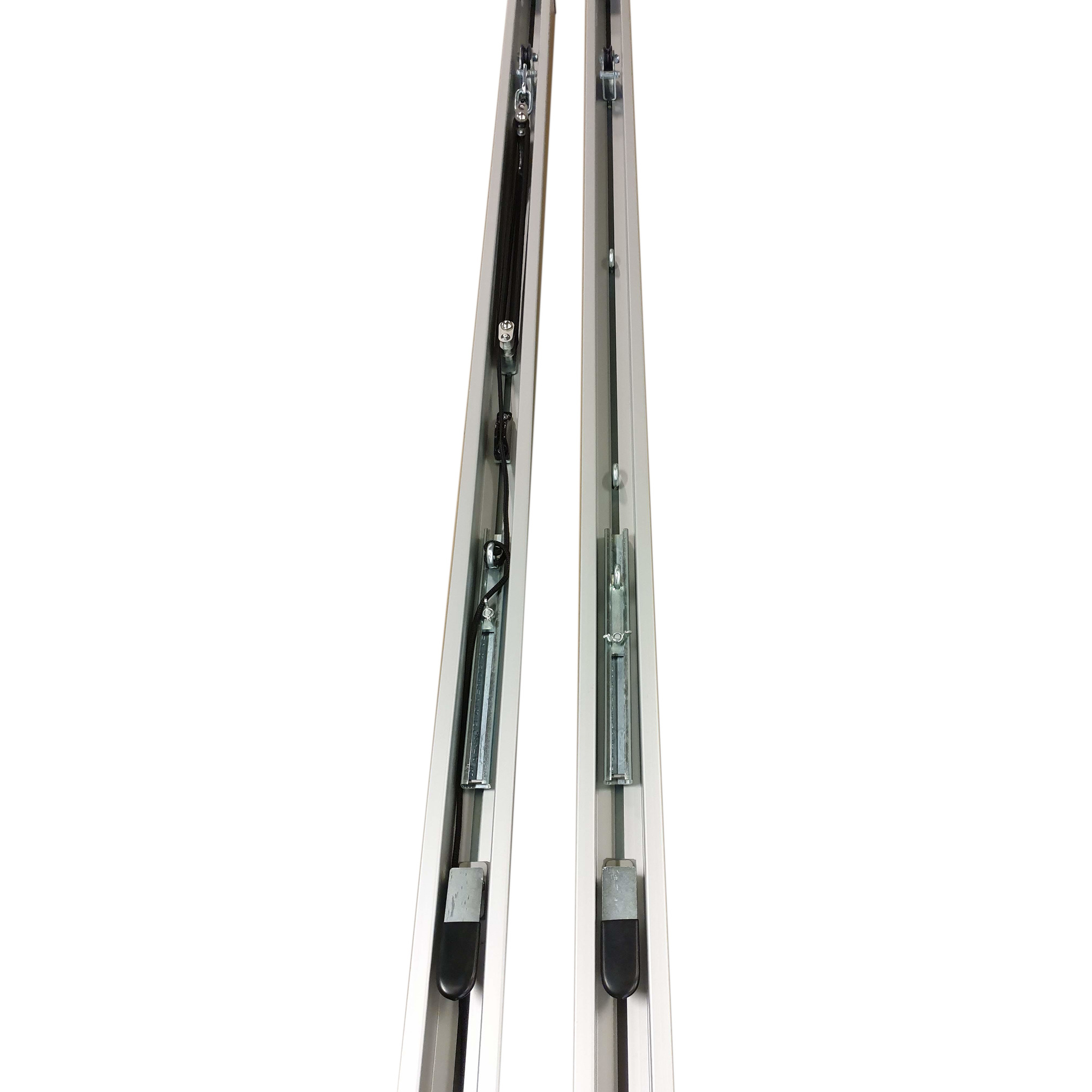 ERHARD® Sport Volleybalposts 80x80 mm, with pulley system (class B)