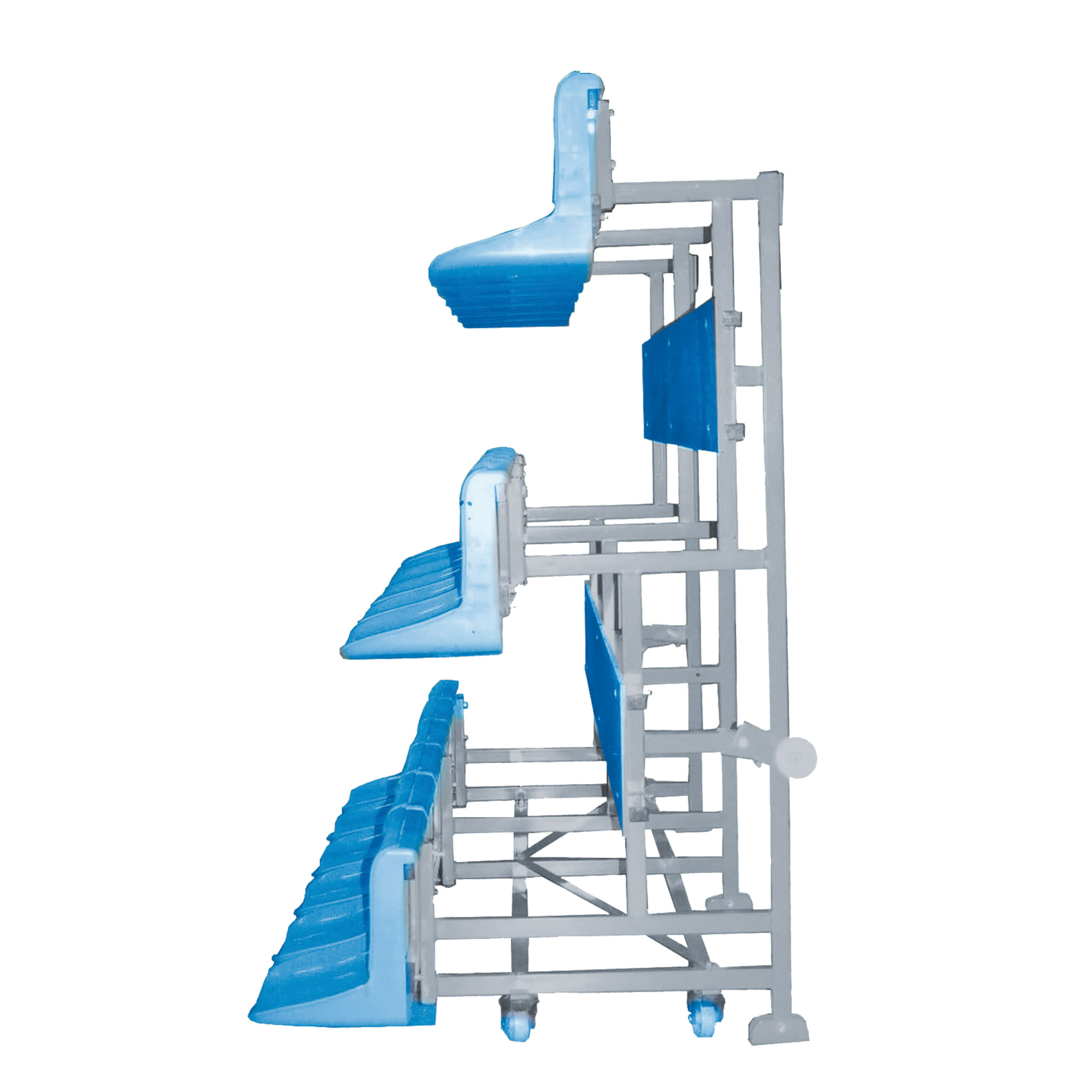 Tilting stands for 18 people