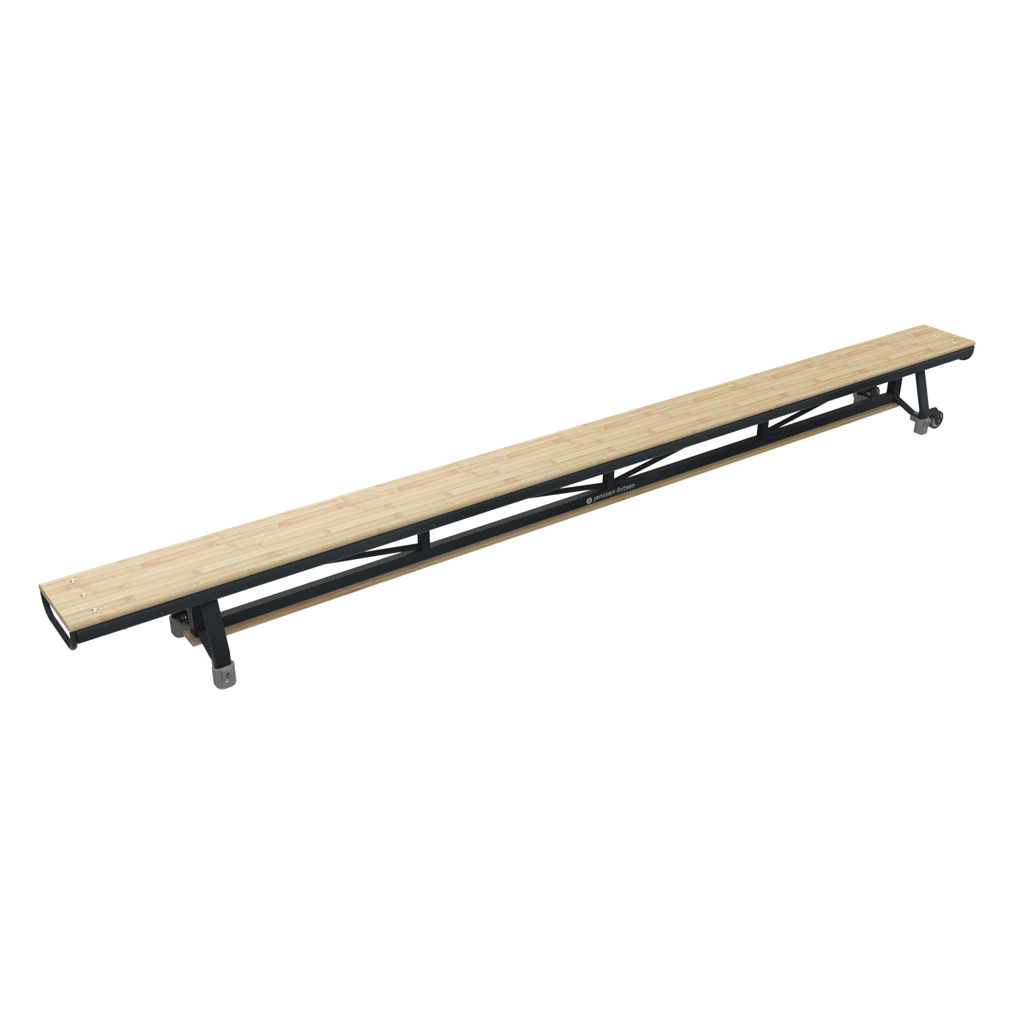 Refurbished Gymnastics Bench – 360 cm with 7 cm Balancing Slat