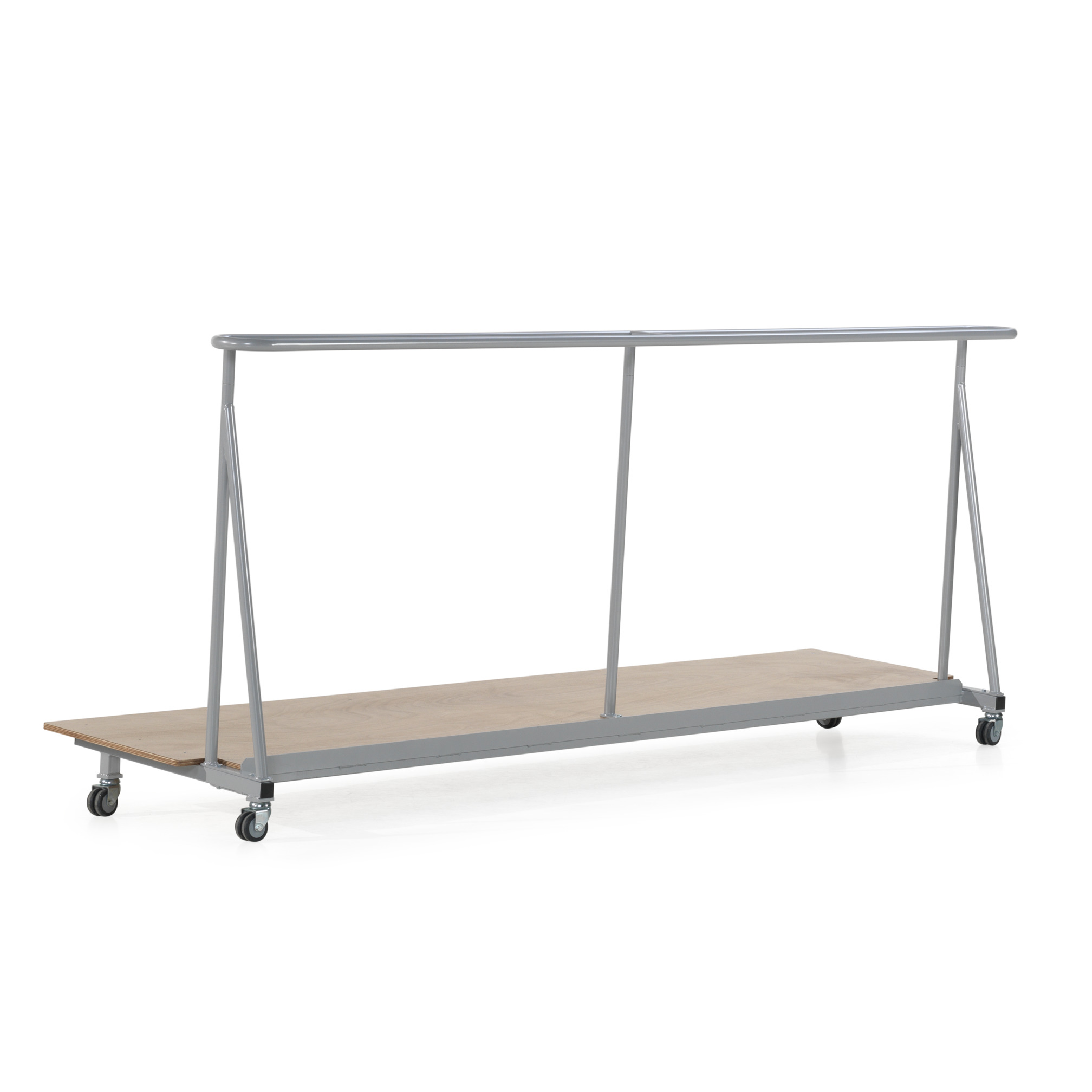 Trolley for landing mats