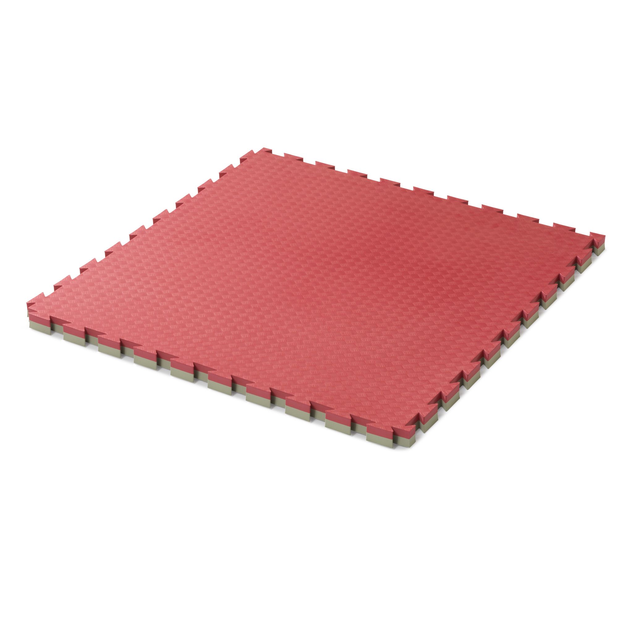 Puzzelmat judo rood/groen