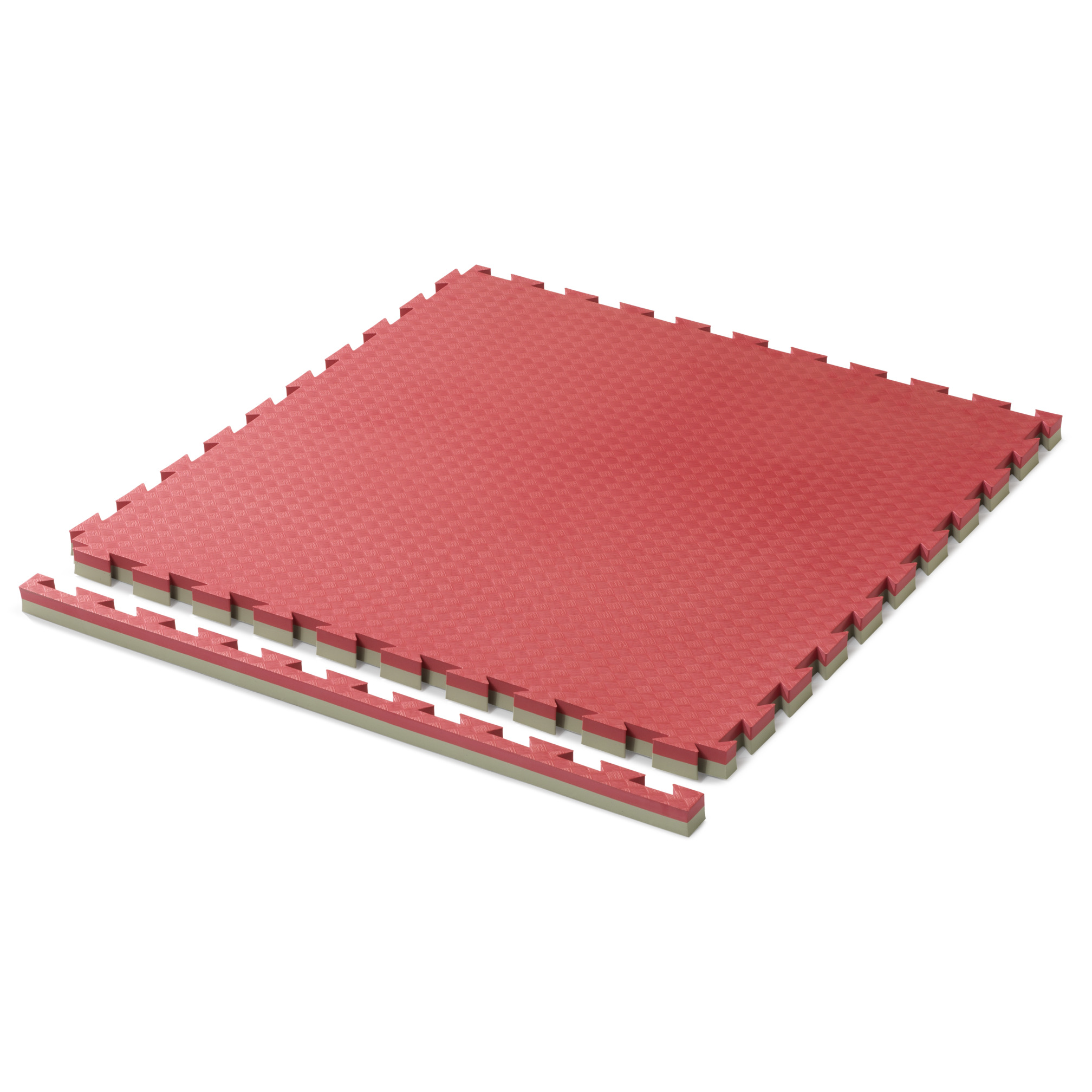 Puzzelmat judo rood/groen