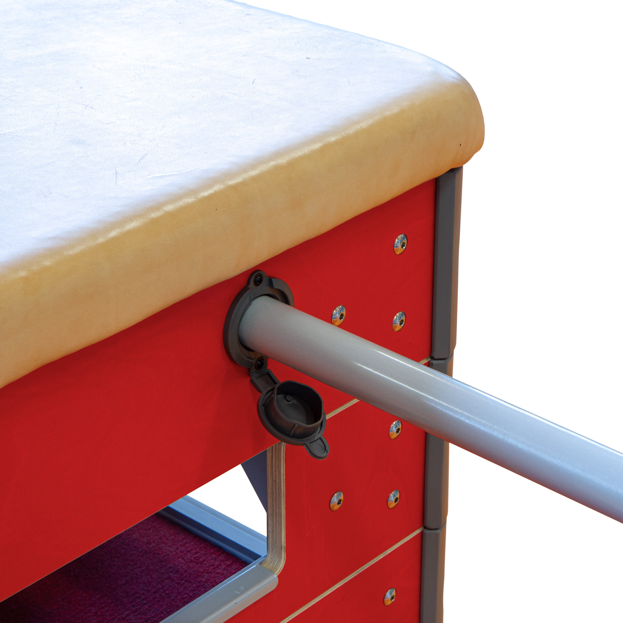 Duikelstang metaal, insteek-klem