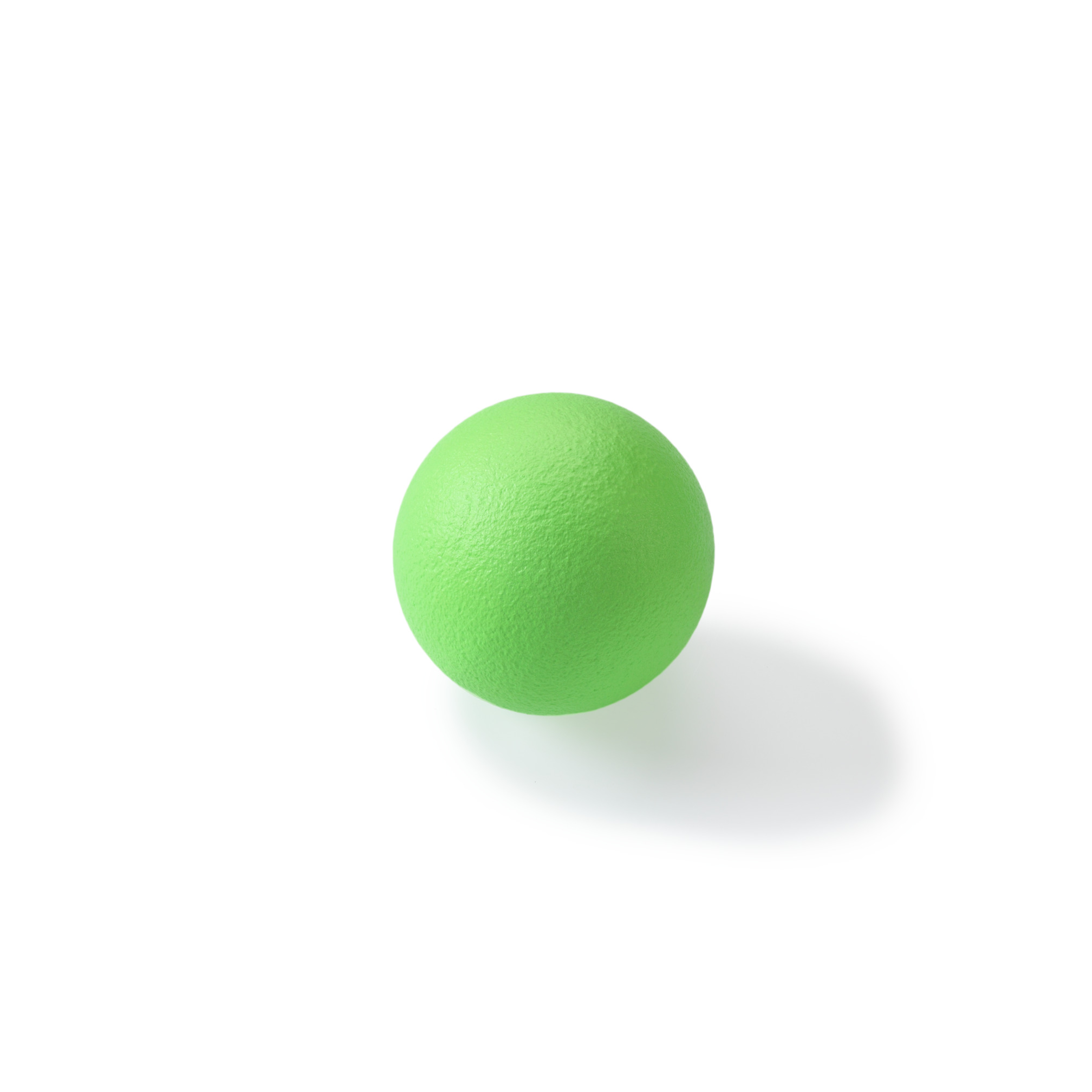Neon foambal met huid, ø 21 cm, lime groen