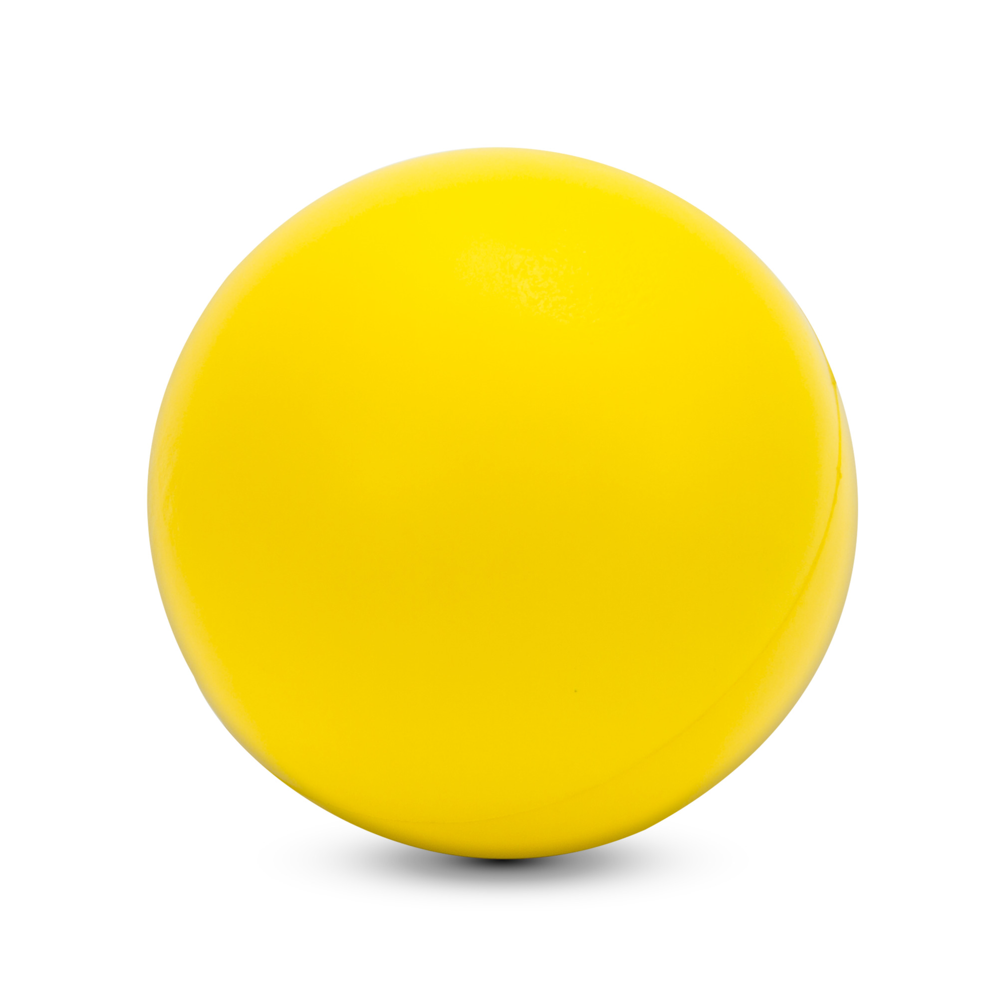 Foam ball with smooth skin, ø 25 cm, yellow