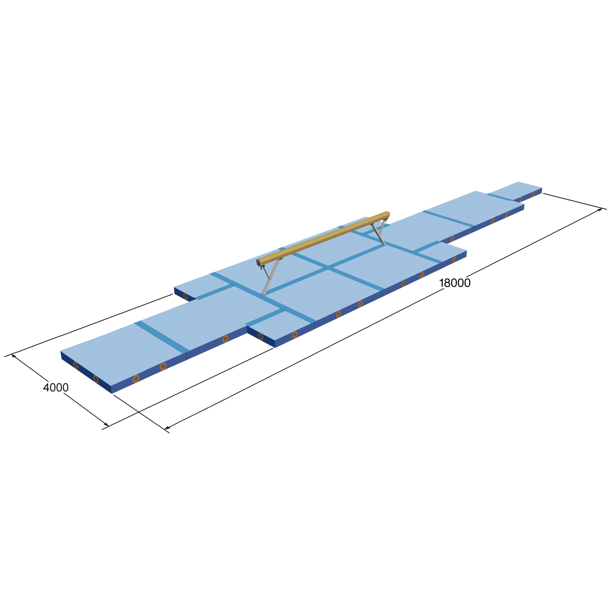 Mat set "Moscow" Balancing Beam