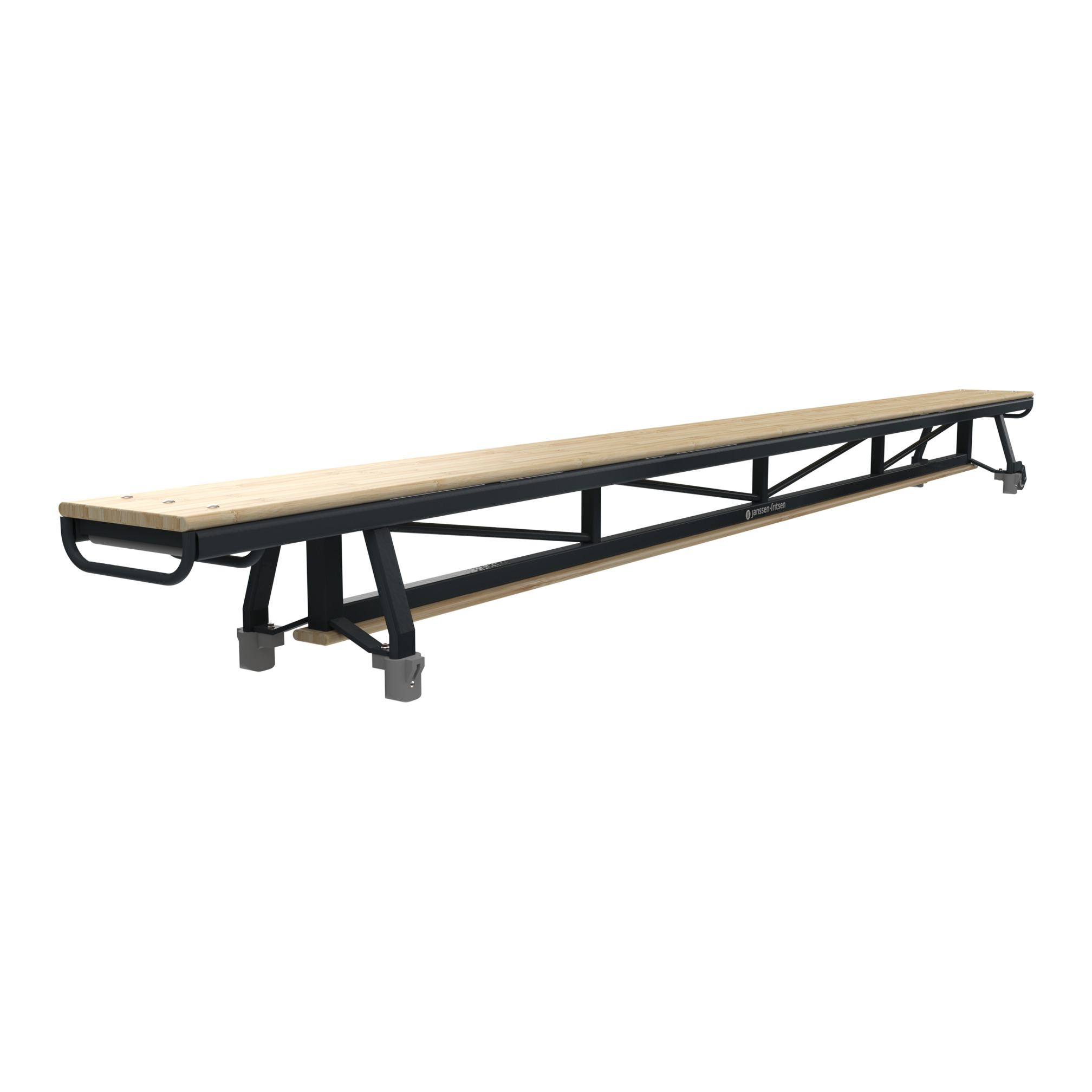 Refurbished gymnastics bench – 300 cm with 7 cm Balancing Slat